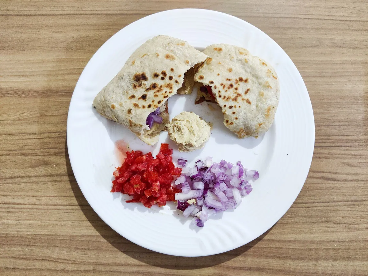 Middle Eastern food typical of Falafel